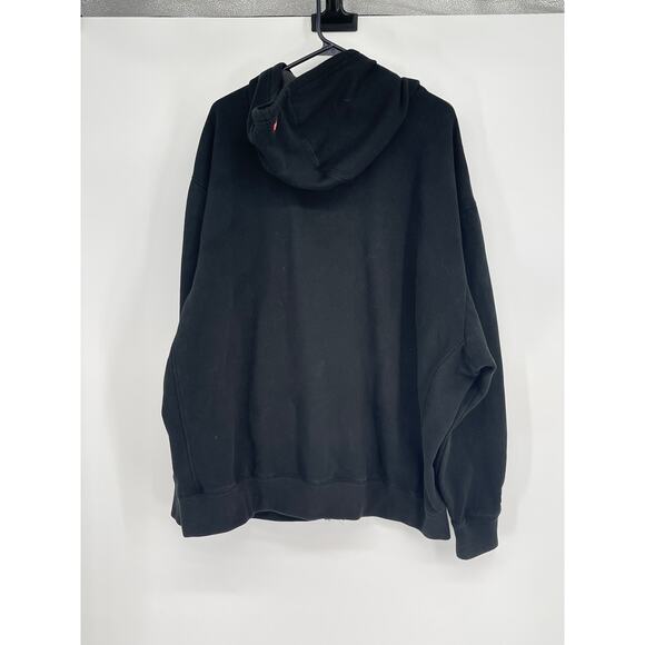 ECKO UNLTD Pullover Black Hoodie 3X Y2K Spell Out Work Wear Streetwear - Picture 2 of 9